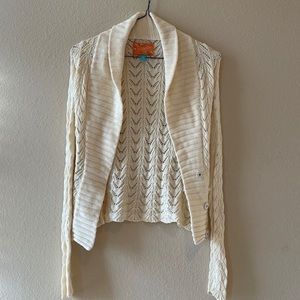hollister knit sweater/cardigan